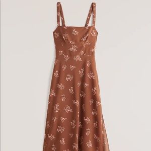 Abercrombie tie back slip dress